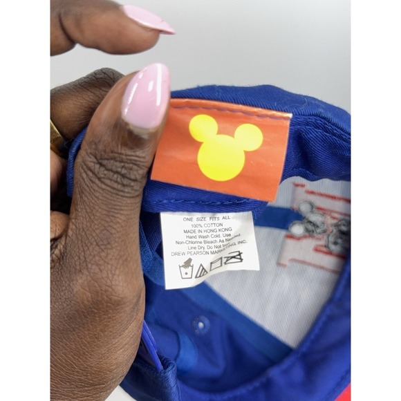 Disney Vintage Mickey Unlimited Baseball Cap Snapback OS Classic 90s Retro - Picture 5 of 7